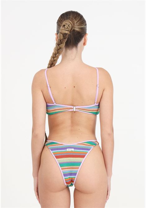 Bikini da donna top e slip americano fisso seashell ME FUI | MF24-0111LCLILAC